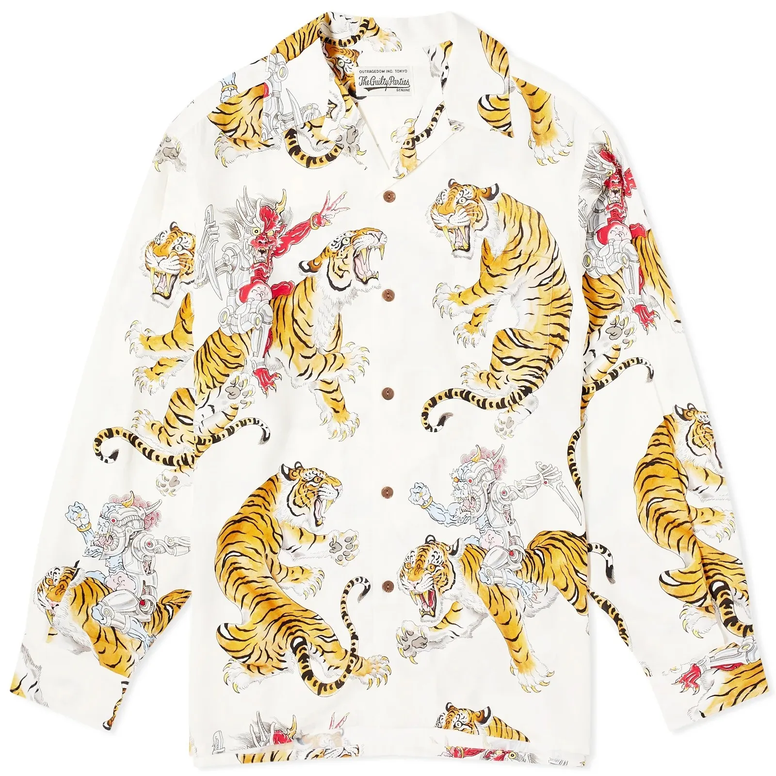 WACKO MARIA  |Unisex Long Sleeves Other Animal Patterns Shirts