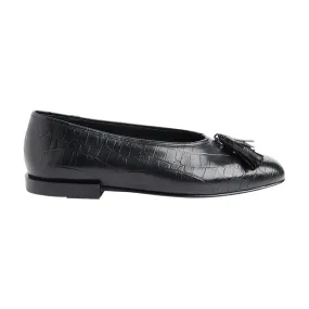 WHISTLES Cilou Tassel Ballet Pumps - Black