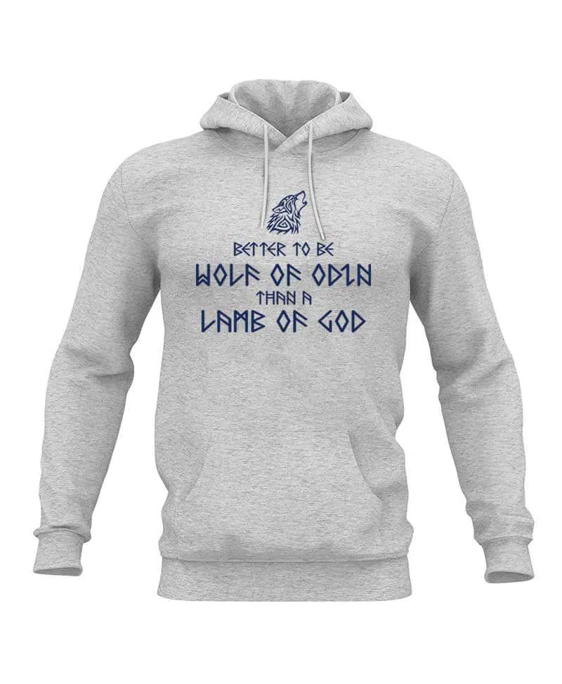 Wolf of Odin Hoodie-Grey