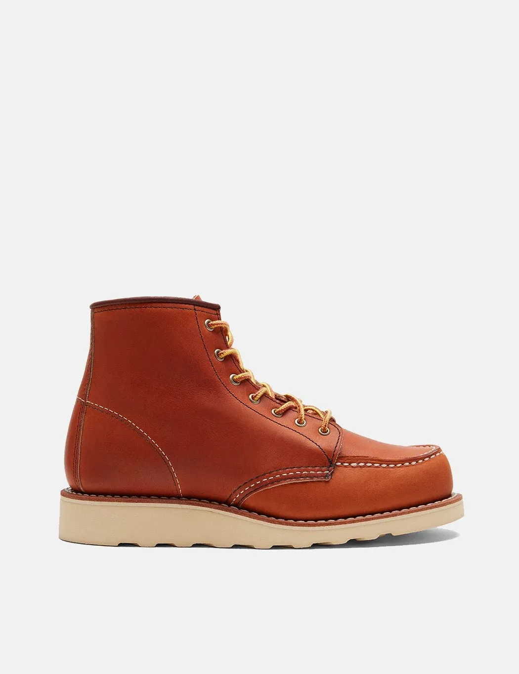 Women's Red Wing Work 6 Moc Toe Boots (3375) - Tan Oro Legacy