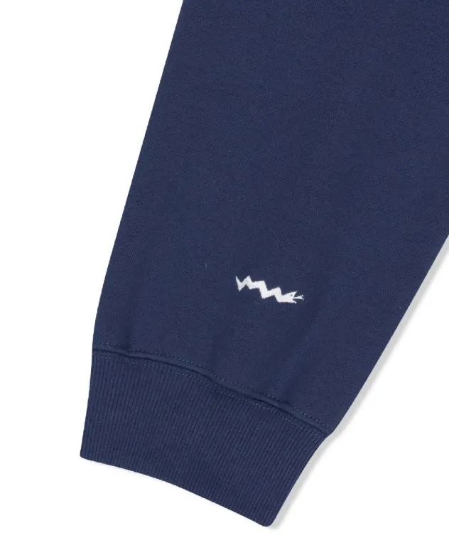 YESEYESEE  |U-Neck Long Sleeves Cotton Logo Sweatshirts